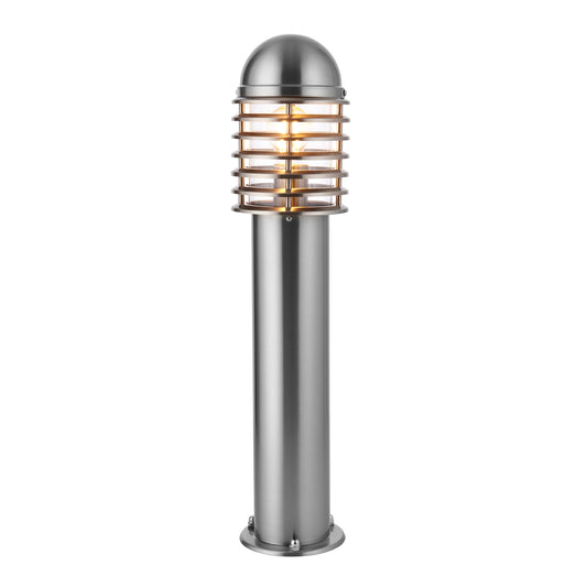 Louvre 65cm Stainless Steel Post Light