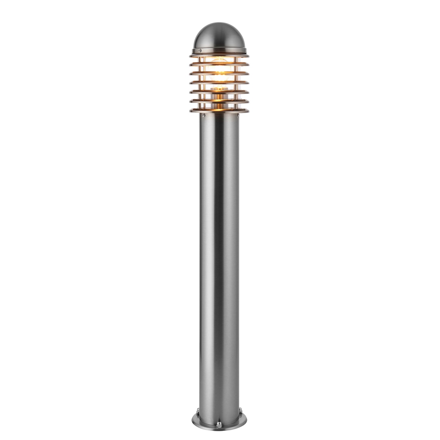 Louvre 100cm Stainless Steel Post Light