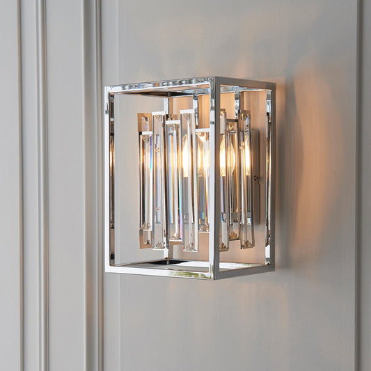 Acadia Wall Light, Chrome