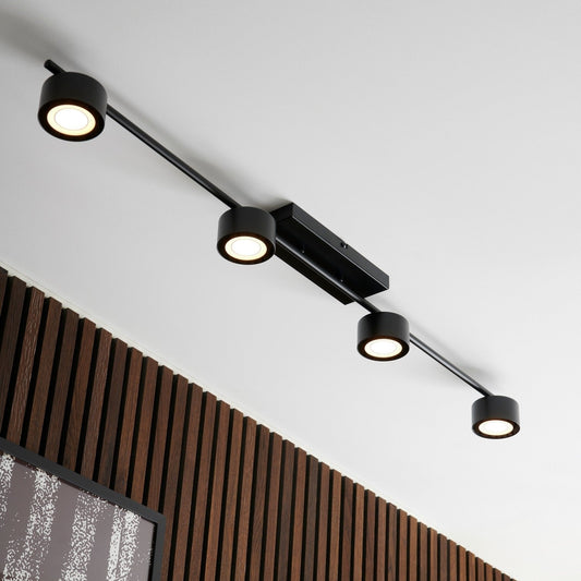 Clyde LED Ceiling Spotlight Bar, 4 Light