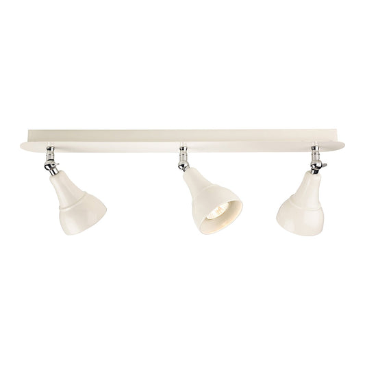 Isla 3 Light Spotlight Bar, Cream