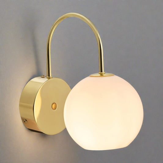 Franca Brass Wall Light